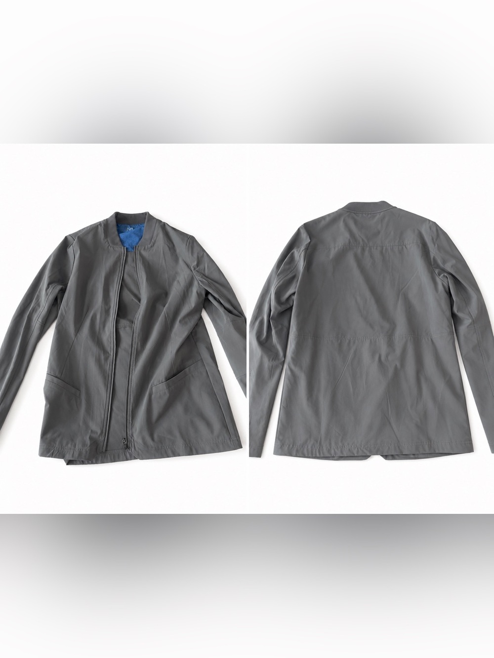 Women’s Gray Lightweight Scrub Jacket